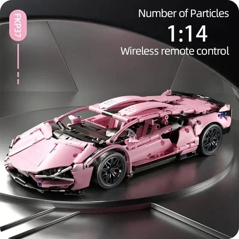 TOYLINX 1280Pcs Technical Building Blocks Racing Car Model Remote Control Electric RC Car Version Optional Construction Toys