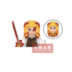 WM blocks 6116 6137 6138 Demon Slayer Tanjirou Nezuko Inosuke Zenitsu Giyuu Rengoku Uzui Tengen anime bricks building blocks