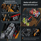 Cada 1:10 MOC Designer Pvdb Smiling Assassin Super Racing Car Model Building Blocks V8 Cylinder Car Speed Vehicle Toys for Kids - CADA BRICKS®