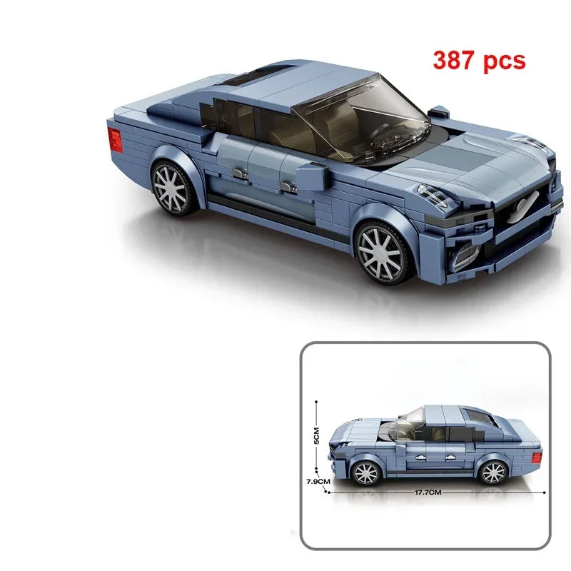 Moc Speed Champion Technical Car City Vehicle Racing Car Building Blocks Sports Car Garage Carro Rennau Voiture Creative Toys - CADA BRICKS®