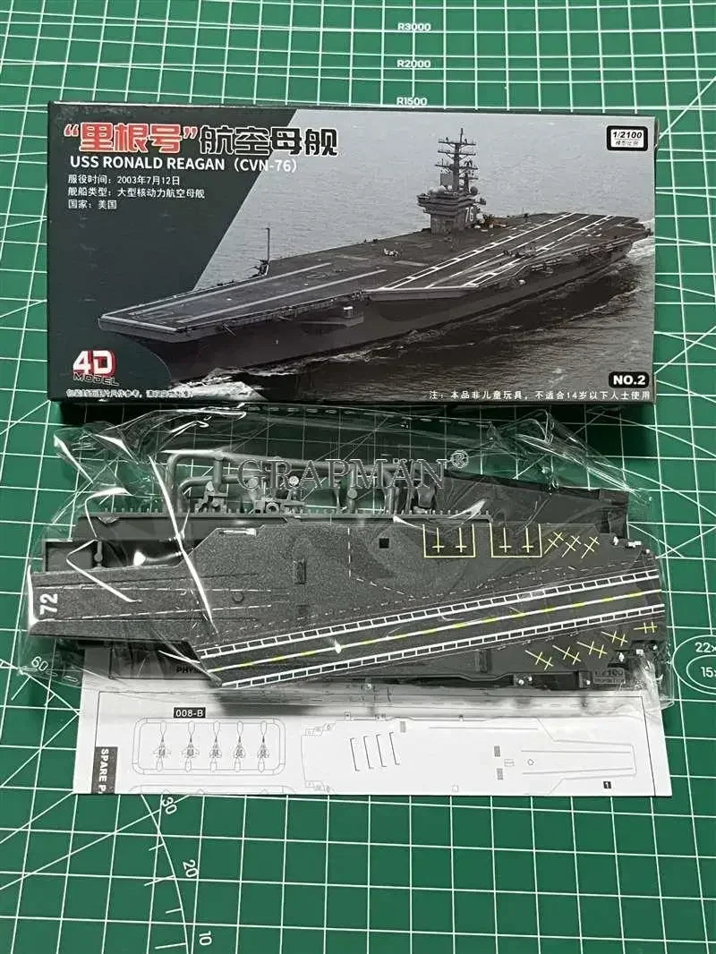 1/2000 Plastic Assemble Warship Cruiser Destroyer Submarine Model Kit WWII Yamato USS Model Ship Puzzle Military Toys For Boys