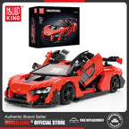 Mould King 10007 Technical Car Building Block The Red Sport Racing Car Set Assembly High-Speed Car Toys Kids Christmas Gift