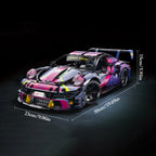 1700pcs RSR Racing Car Building Blocks Set – DIY Technical Sports Car Model, CE Certified, Compatible with Lego, Unisex Gift for Adults & Teens