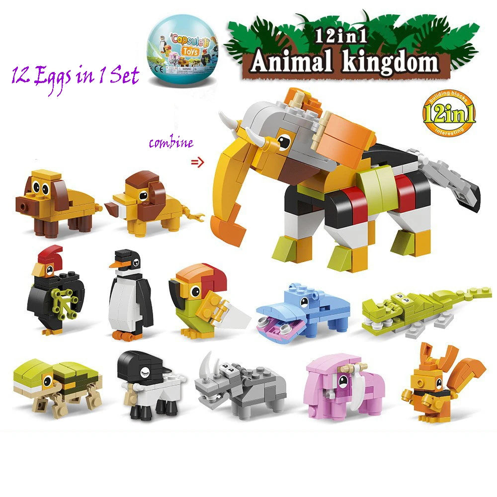 Jurassic World Building Blocks Twisted Egg Truck Dinosaur Eggs Car Train Racing Set Compatible Legodinosaur Toy Children's Gifts