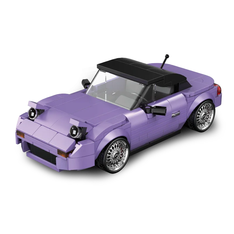 NEU Kreative Stadt Retro Technische Speed Champions Auto Bausteine Cabrio Fahrzeug Baustein Modell Spielzeug Kinder Weihnachtsgeschenke