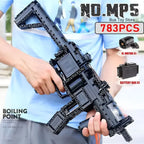 Mould King Ww2 Military Series Building Block Gun Series MP5 Submachine Gun Toys Sustainable Shooting Boys Adult Christmas Gifts