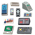 City Printed Accessories Building Blocks Computer Controller Monitor Keyboard Dashboard Mobile Phone Radio Mini Bricks Kids Toys - CADA BRICKS®