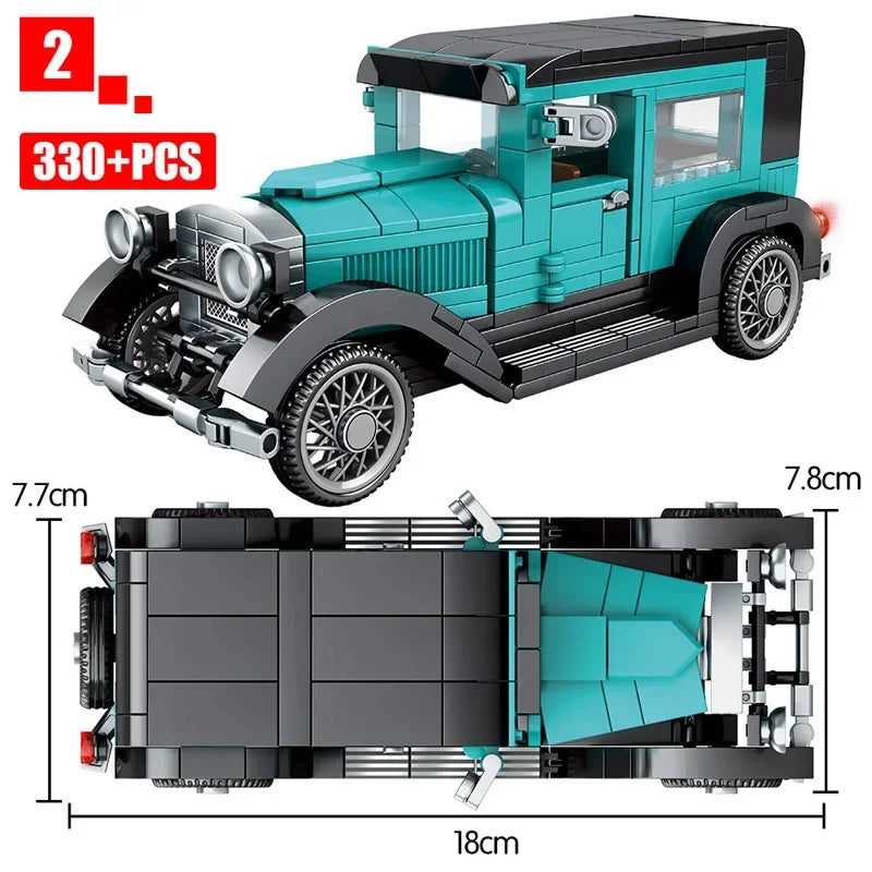 Car Series Building Blocks Model Sets Sports Racing Speed Champion DIY Educational Bricks Toys Boys Kids Adult Christmas Gifts