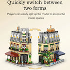 3230 Stuks CADA Stad Parijs Restaurant & Huis Architectuur Bouwstenen Set Frans Appartement Figuren Bakstenen Speelgoed voor Kinderen Cadeau