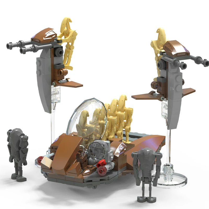 New MOC Movie Space War Platoon Attack Building Blocks Set Destroyer Robot and Imperial Troop Transport Bricks Toys For Children - CADA BRICKS®