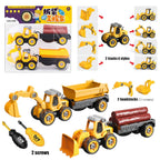 Screw Helicopter Take Apart Vehicle Toy DIY Construction Truck Toys Farm Toy Build Car for Boy Kid Building Blocks Gift for kids