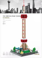 MOC World Famous Architecture Edifice Opera House Building Blocks Villa Savoye Bridge Tower Toy Children Birthday Christmas Gift - CADA BRICKS®