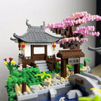 Peach Blossom Pond Building Blocks Toys Set: Traditional Chinese Architecture, Stylish Home Decor, Unique Gift for & Collectors - CADA BRICKS®
