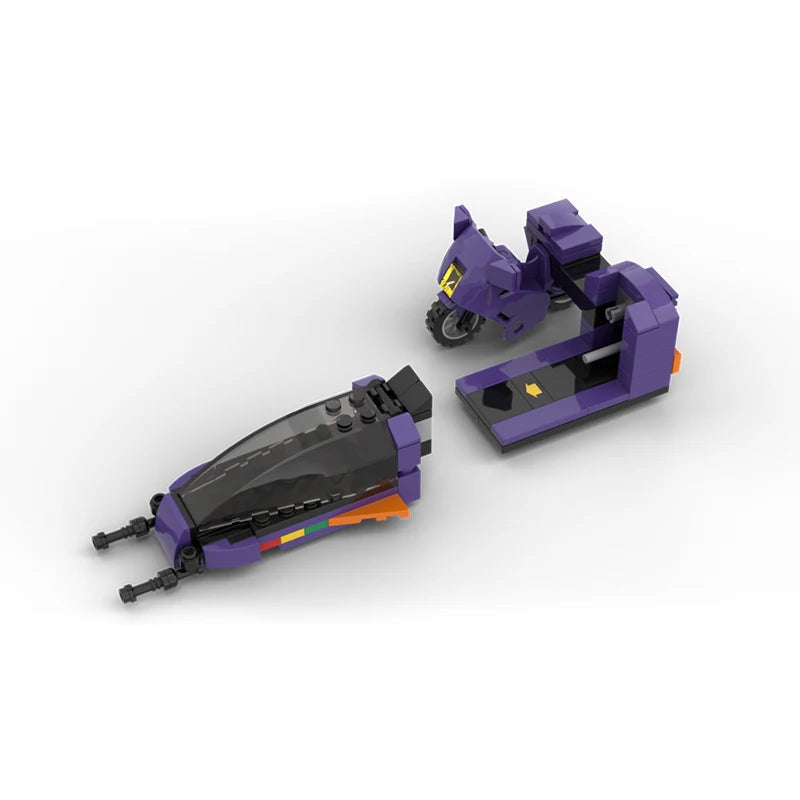 Popular Anime Car Model MOC Building Bricks Masked Special Vehicle Modular Technology Gifts Holiday Children Assemble Toy Suit - CADA BRICKS®