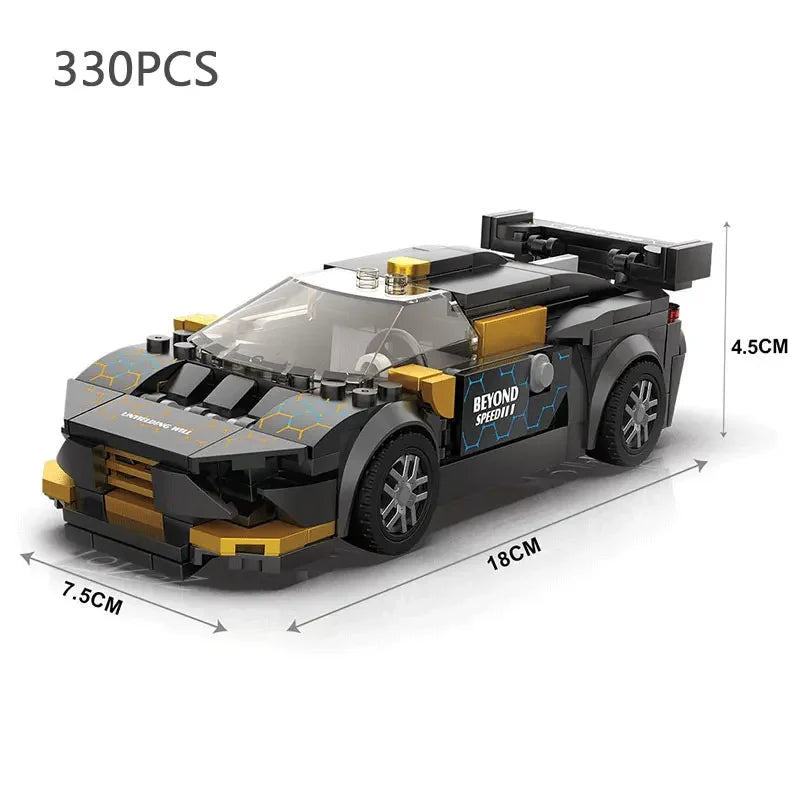 Speed Champions Series Racing Sports Vehiclea Technique Car Supercar Building Blocks Set Bricks Classic MOC Model Toys For Kids - CADA BRICKS®