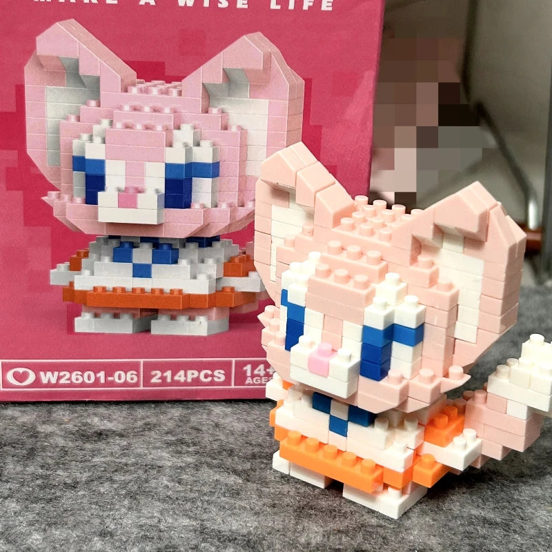 Disney 108 style Stitch LinaBell StellaLou Building Blocks Princess Cartoon Figrues Bricks Children's Assembly Toys Model Gift - CADA BRICKS®