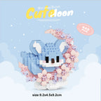 Mini Dog Cat panda raccoon Cute Pet Small Building Block Model Series Ornaments Children's Toy Christmas Birthday Gifts for Kids - CADA BRICKS®
