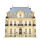 MOC Classic Architecture Chateau Bugatti Molsheim Building Blocks Model Fantasys IX Alexandria Castle Bricks Toy for kids Gift
