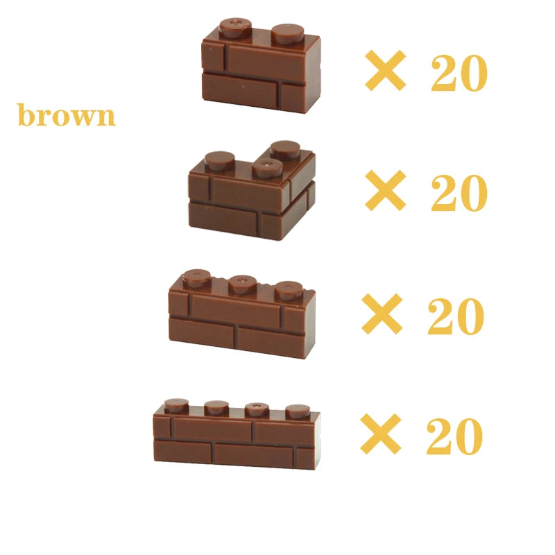 DIY Building Blocks Figures City MOC Thick Wall Bricks Educational Creative Toys for Children Size Compatible with All Brands - CADA BRICKS®