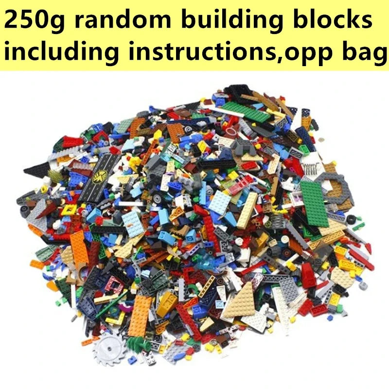 1500g DIY MOC Random Assembly Building Blocks Bulk Basic Parts Classic Model Bricks Creative City Sets Kid Educational Toys Gift - CADA BRICKS®
