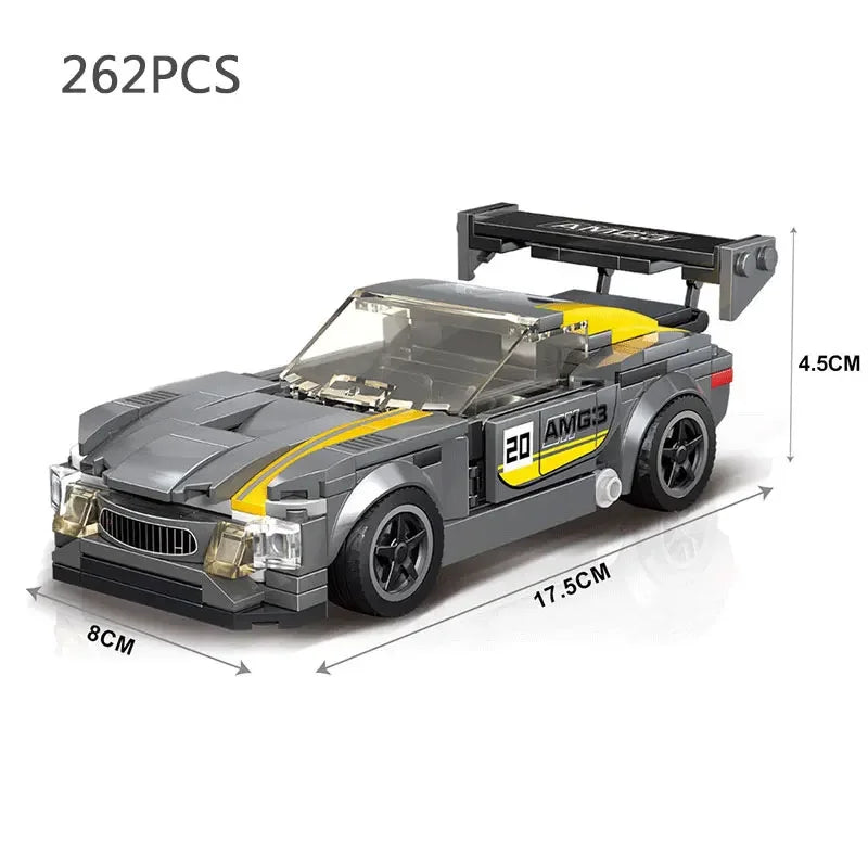 Car Series Building Blocks Model Sets Sports Racing Speed Champion DIY Educational Bricks Toys Boys Kids Adult Christmas Gifts