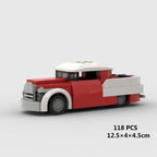 City Truck Vehicle Pickup Heavy Cargo Transport Model Building Blocks Machinery Shop Van Creative Carriage Harvester Car Kid Toy - CADA BRICKS®