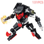 Transformation Robot Car Disney Building blocks Toys Truck head Alloy Edition Anime Mini Model Figures Tank Model For Kids Gifts