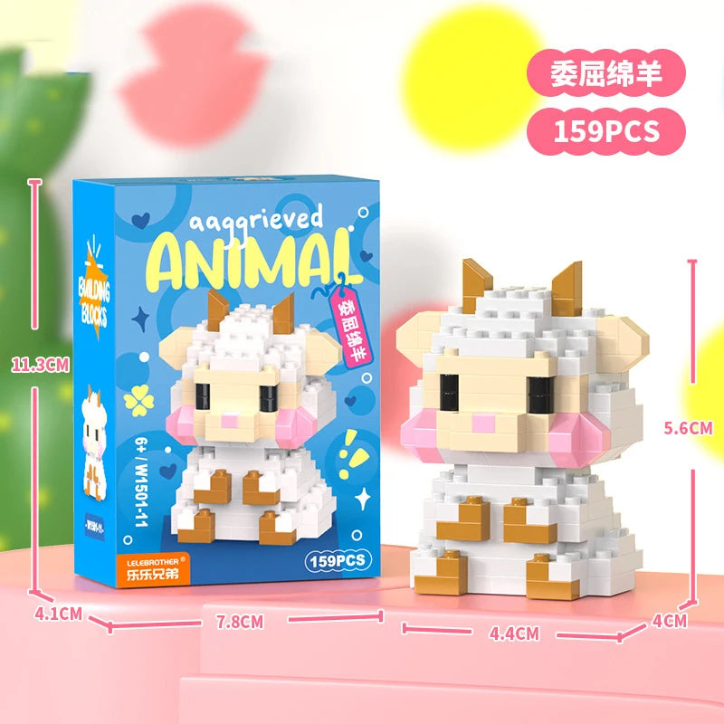 Adults Animals Micro Particle Building Blocks Toy for Children 6 to 12 Years Old Boy Birthday Gift Dog Cat Mini Bricks Girl Toys - CADA BRICKS®