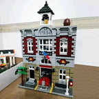 Creatoring Expert Brick Bank Detective's Assembly Square Model MOC Street View  Building Blocks Toys 10255 10251 10211 10185 - CADA BRICKS®