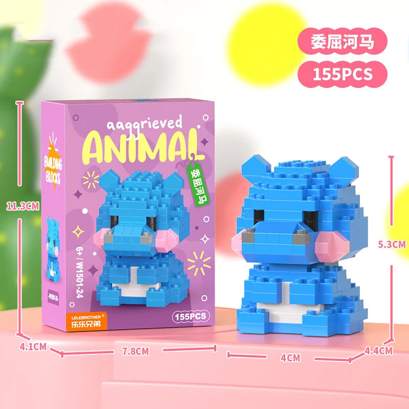 Adults Animals Micro Particle Building Blocks Toy for Children 6 to 12 Years Old Boy Birthday Gift Dog Cat Mini Bricks Girl Toys - CADA BRICKS®