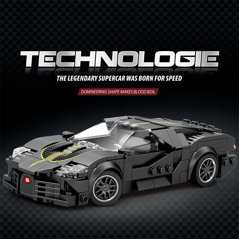 City Classic Champions Racing Car Building Blocks Model Speed Sport Cars Toys Racers Vehicle Bricks Festival Gifts for Boys Kids