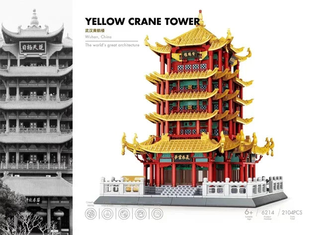 MOC World Famous Architecture Edifice Opera House Building Blocks Villa Savoye Bridge Tower Toy Children Birthday Christmas Gift - CADA BRICKS®