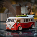 NEW Creative City Retro Car Building Blocks T1 Campervan Beetle Camper Car Bricks Mini Camper Model Toys Kids Christmas Gifts