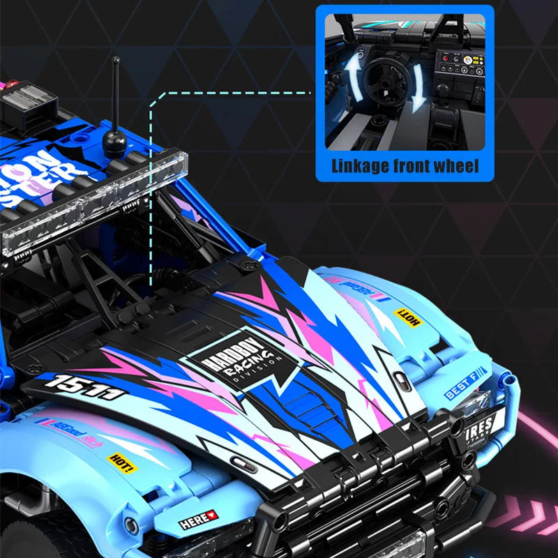 Technical Expert Off Road Sport Car Model Building Blocks City Mechanical Super Racing Vehicle Bricks MOC Toys For Children Gift