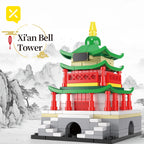 Famous China Architecture Tower Building Blocks Toys Yellow Crane Tower City Historical Children Assemble Brick Toys Boys Gift
