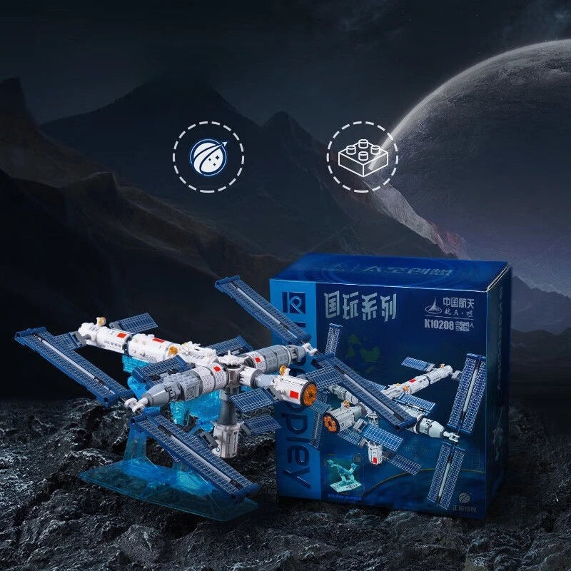 Keeppley Building Block Tiangong Manned Space Station Assembly Model Space Decoration Children's Toy  Birthday Gift