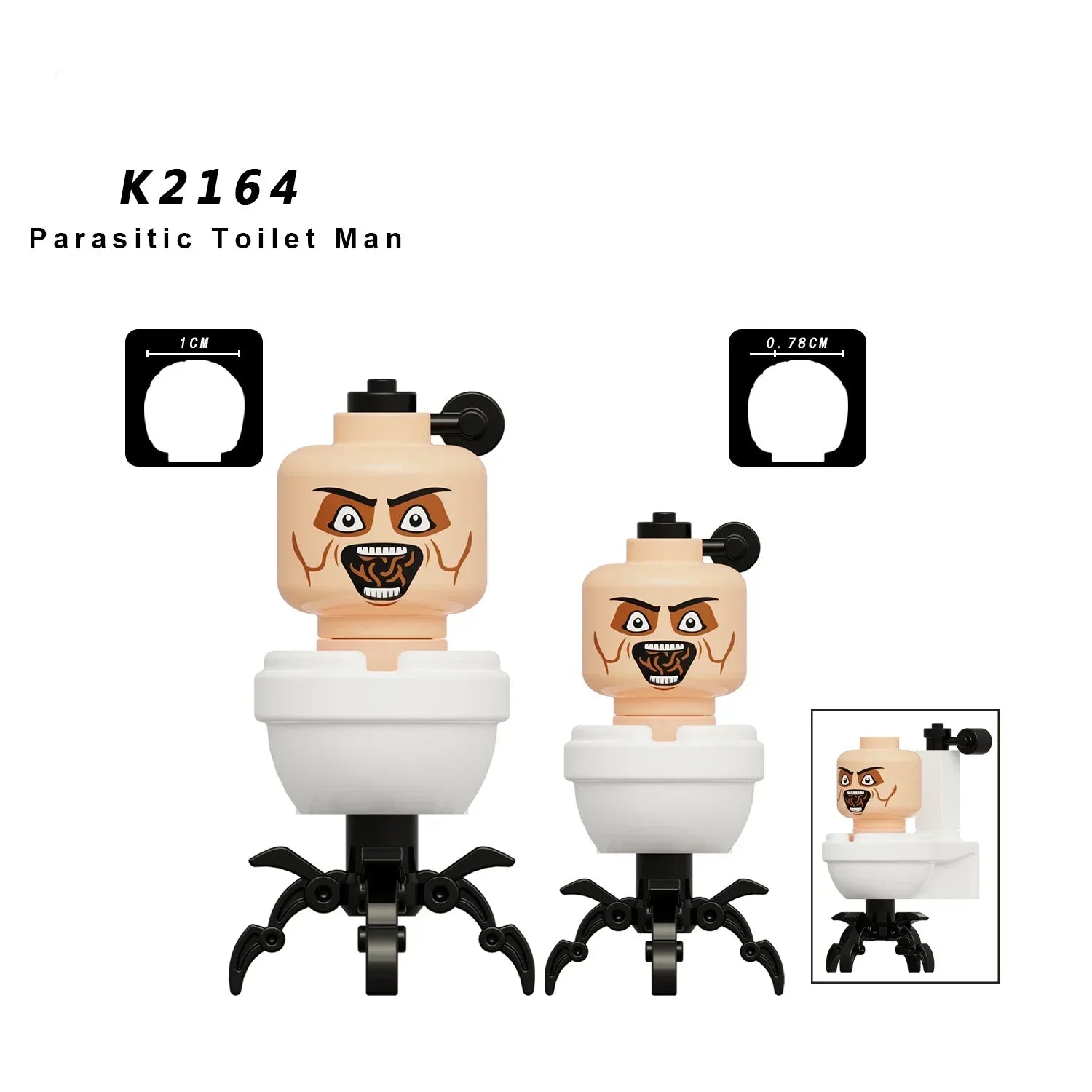 New KDL SWAT Skibidi Toilet Man Figures Anime Block Toys TvMan Titan Cameraman Speakerman Bricks Model Toy For Kid Birthday Gift - CADA BRICKS®