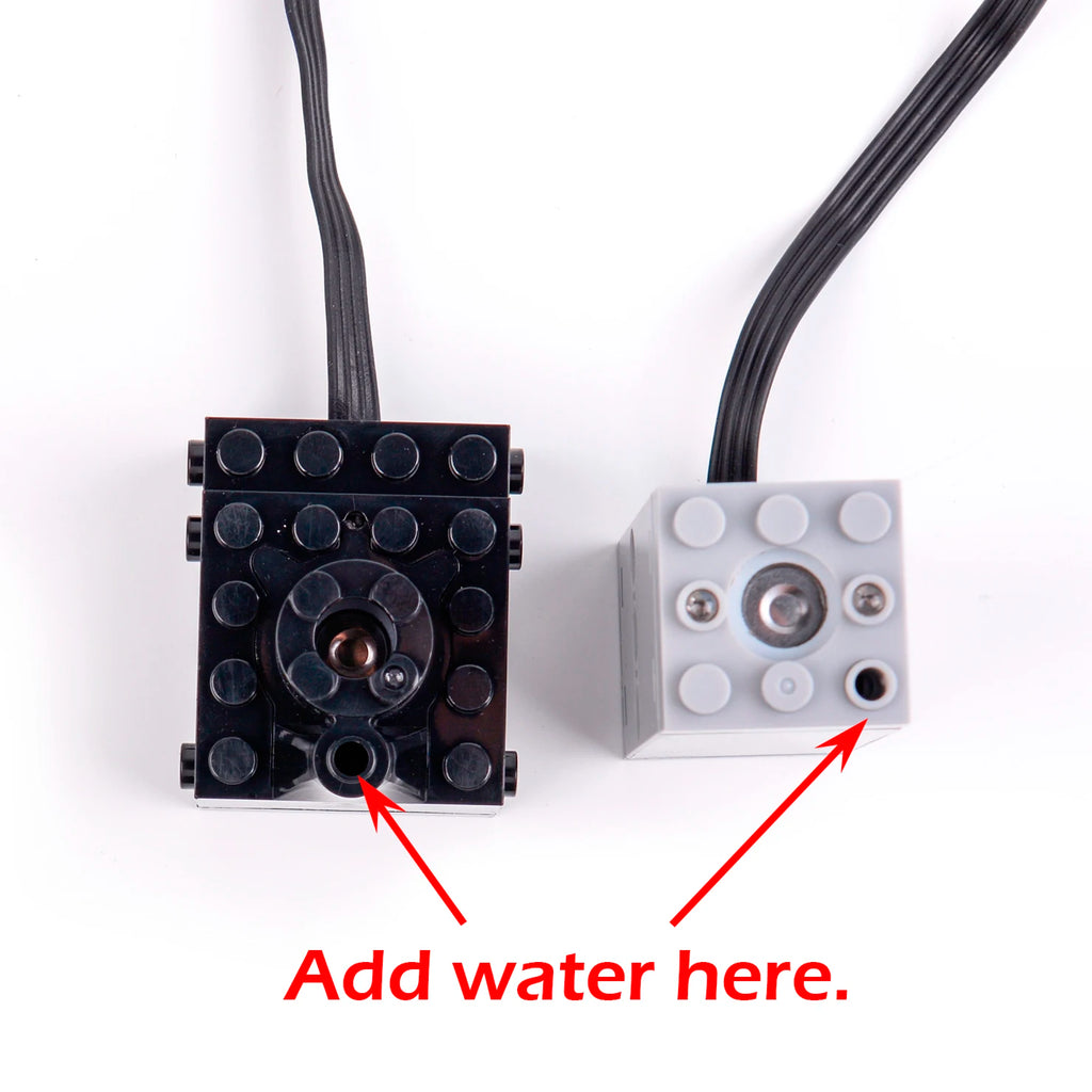 Technical  spray smoke Motor Sprayer Bricks Mould King Fogger for Legoeds Building Blocks MOC Train Car Parts Motor Model