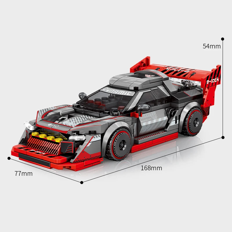 SEMBO BLOCK BK8 City Sports Car Racing Model Assembly Building Block Technology Supercar Vehicle Bricks Toys Boys Birthday Gifts - CADA BRICKS®