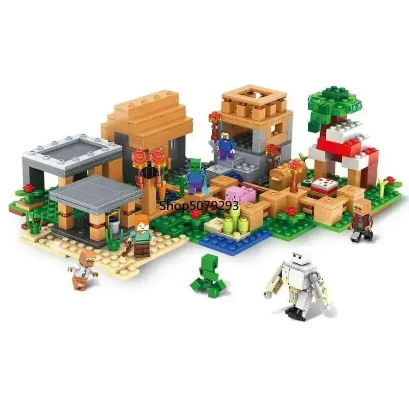 2025Architecture Village Combination Building Set Classic Building Model set bricks compatible with Minecraft Kids Kitgift toys - CADA BRICKS®