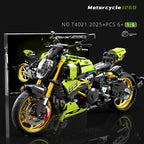 High Tech 1:5 Moto da Città Sportiva Rapida da Corsa Motocicletta Locomotiva Moc Modulare Mattoncino Modello Costruzione Blocchi Giocattolo Regalo per Ragazzi T4021