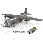 961 TEILE WW2 A10 Warthog Flugzeug Kampfjet Bausteine Set Luftwaffe Flugzeug Modellbausätze Baustein Spielzeug Geschenke für Jugendliche und Erwachsene