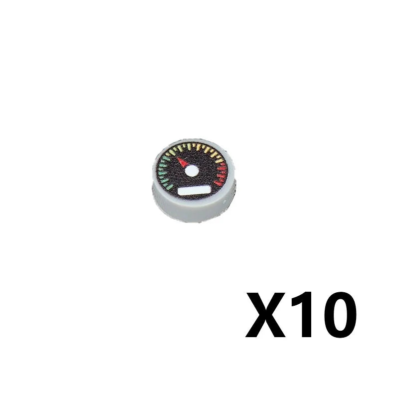 City Printed Accessories Building Blocks Computer Controller Monitor Keyboard Dashboard Mobile Phone Radio Mini Bricks Kids Toys - CADA BRICKS®