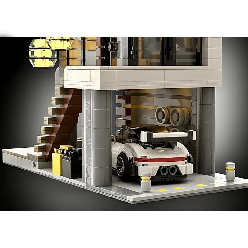 MOC-216452  Nimbus ONE | Modular Building Series Creative Modern Luxury Villa Assembly Model Miniature Brick House Gift 342PCS