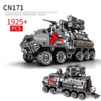 Military Model Building Block the Wandering Earth Heavy Transport Vehicle Truck 832pcs Educational Bricks Toy Boy
