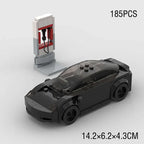 Electric Vehicle Model Car Bricks Expert Technical MOC Teslaed Model3 X S and Cybertruck Building Block Toys Best Birthday Gifts - CADA BRICKS®