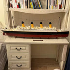 RMS Titanic Cruise Boat Ship Building Blocks Sets,10294 Compatible Bricks City Model Building Kits 3D Hobbies For Children Toys