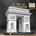 3718PCS Arc de Triomphe Model Building Blocks Paris landmark Building Bricks Desktop Decoration Diy Toys For Kids Holiday Gifts - CADA BRICKS®