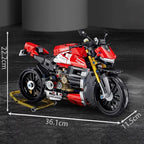 981Pcs City Technical Locomotive Motorcycle Building Blocks MOC Speed Supercar Motorbike Model Bricks Boy Toy for Childrens Gift