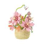 DIY MOC Blomst- og Trehager Modellklosser - Potteplante Rose, Solsikke, Sukkulenter Bonsai Jente - Målrettede Byggeklosser for Barn